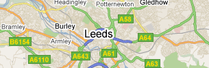 Map of Leeds